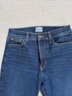 Hudson Jeans Women's Deep Indigo Mid Rise Slim Jeans